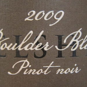 2009 ADELSHEIM Pinot Noir 'Boulder Bluff' Vineyard Oregon